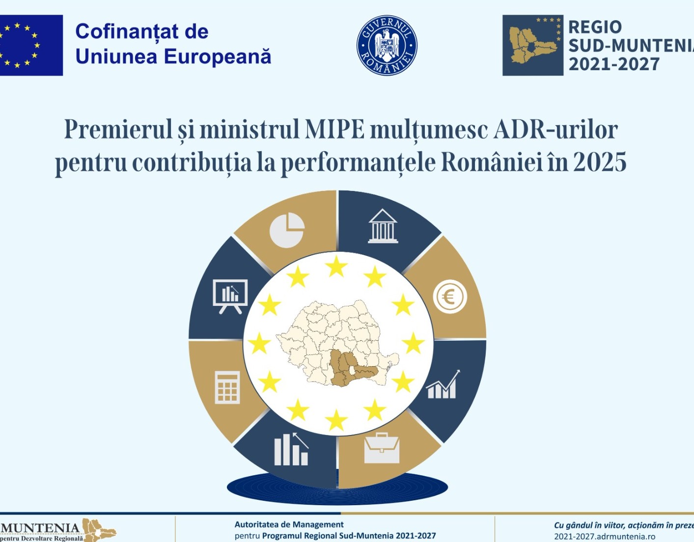 Premierul și ministrul MIPE mulțumesc ADR urilor pentru contribuția la performanțele României în 2025